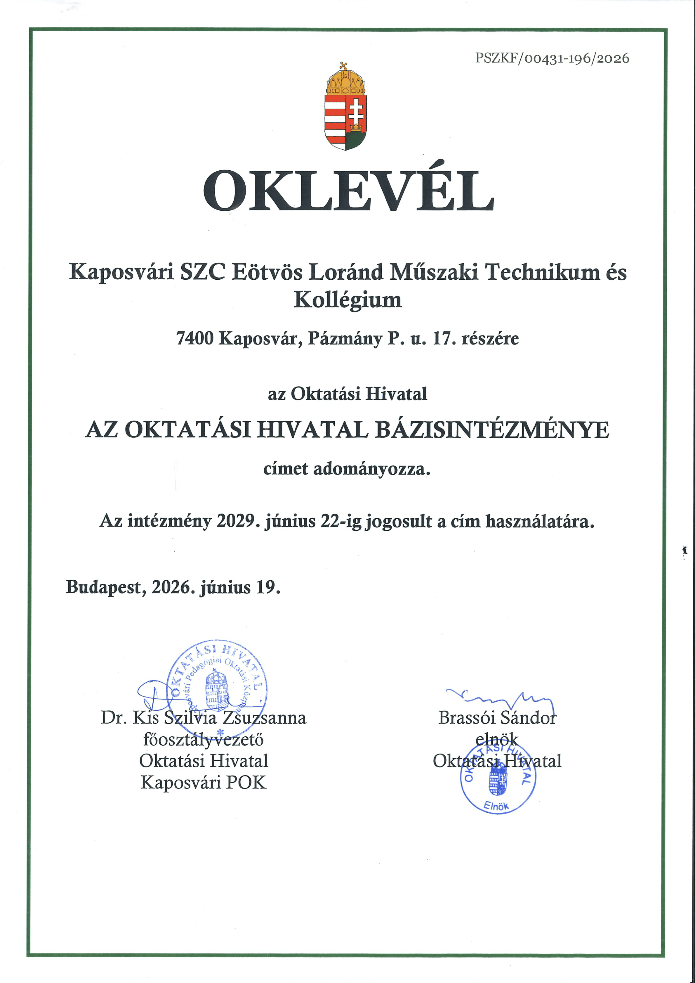 Oklevél_Oktatási Hivatal Bázisintézménye_1.png