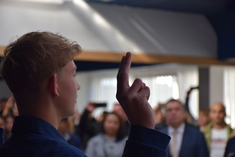 Fogadalmat tettek a 9. évfolyamos rendész tanulók