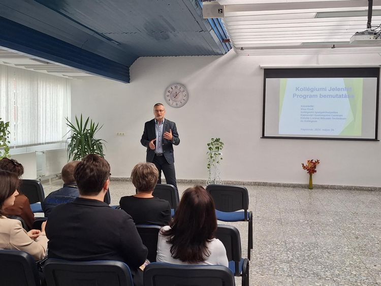 Szakmai kerekasztal-beszélgetés az együttműködés erősítéséért a KSZC Eötvös Loránd Műszaki Technikumban