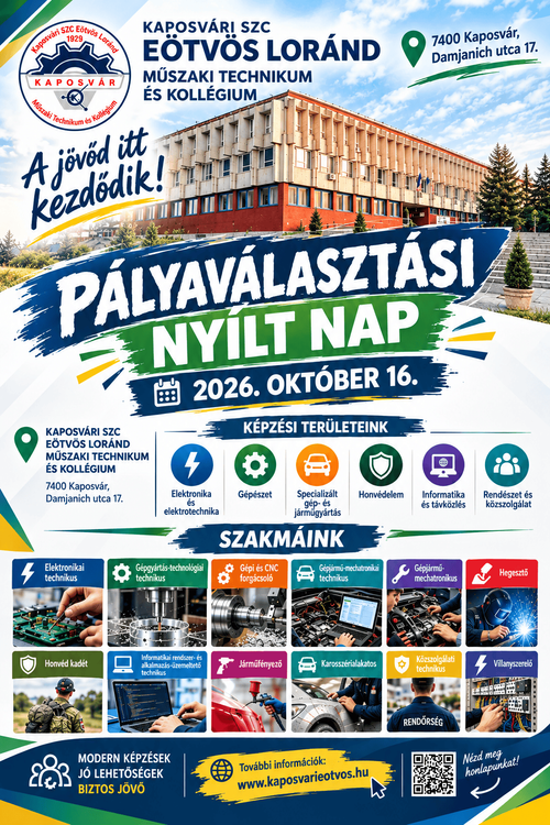 Találd meg, ami neked való! – Pályaválasztás az Eötvösben