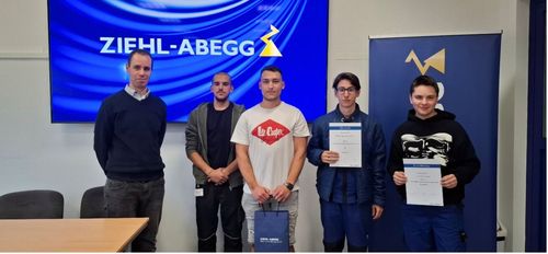 Kiemelkedő eredmények a II. ZIEHL ABEGG Ágazati Szakmai Versenyen